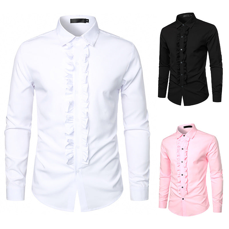 Men's Ruffle Shirt