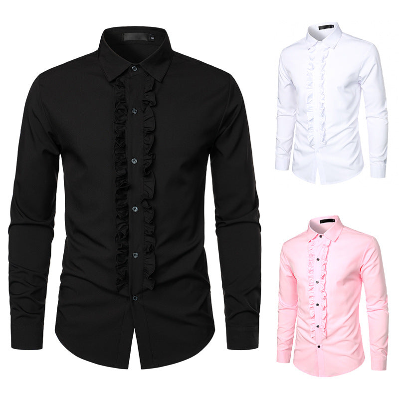 Men's Ruffle Shirt