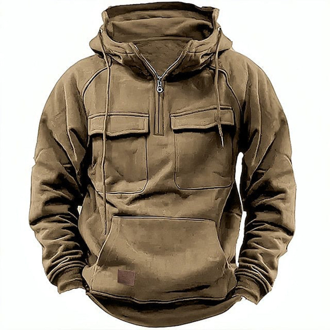 Men's Rugged Retro Motorcycle Hoodie