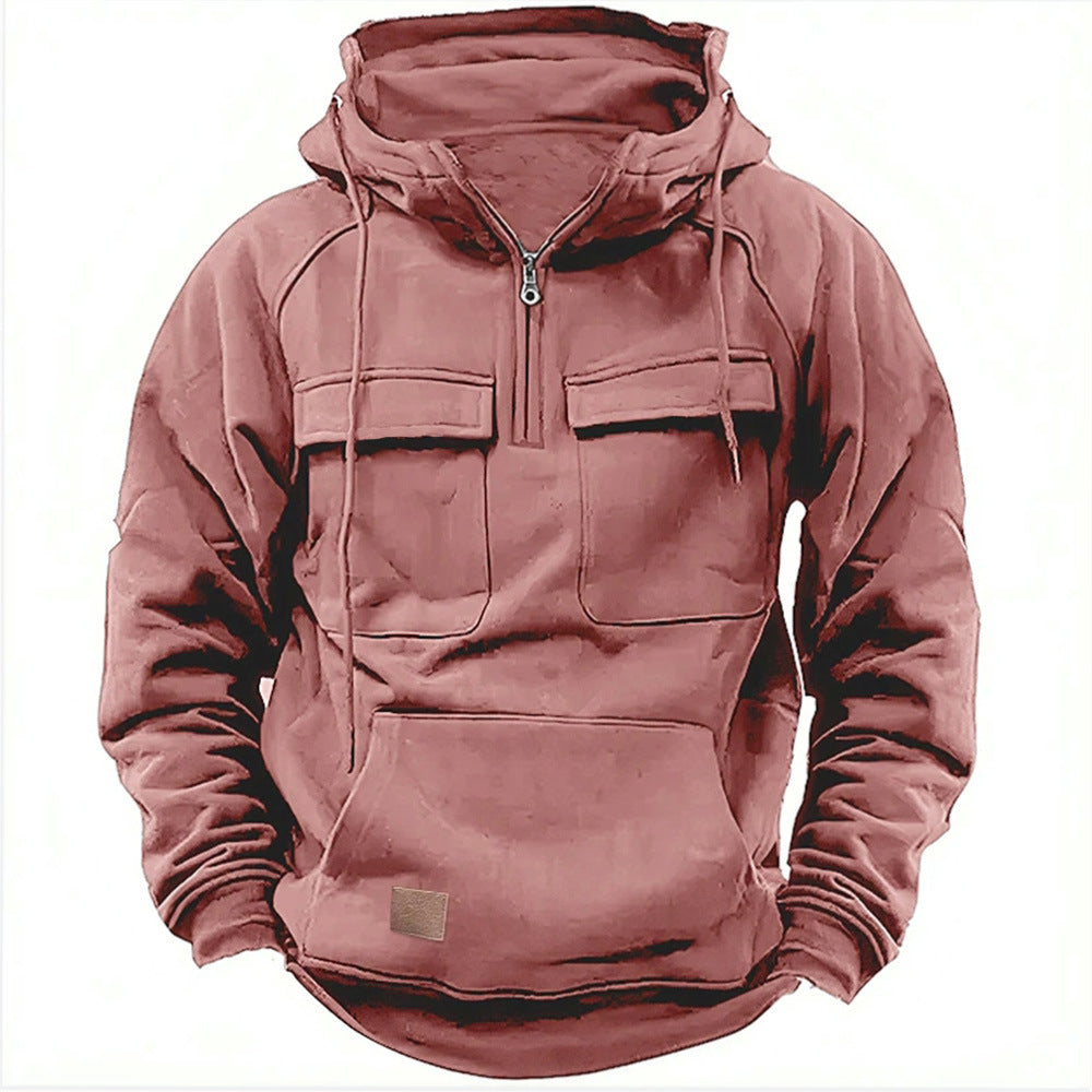 Men's Rugged Retro Motorcycle Hoodie