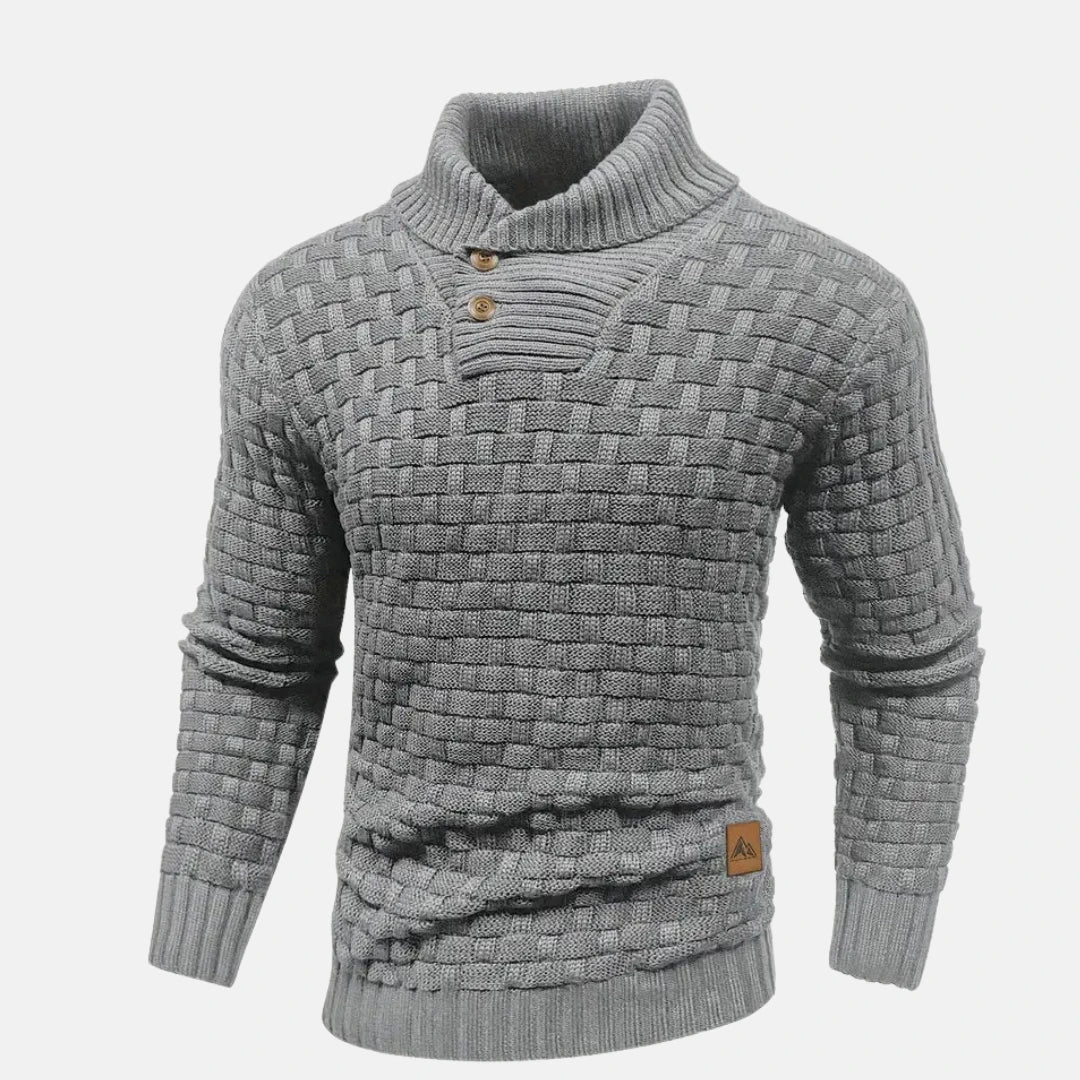 Men's Shawl Collar Sweater