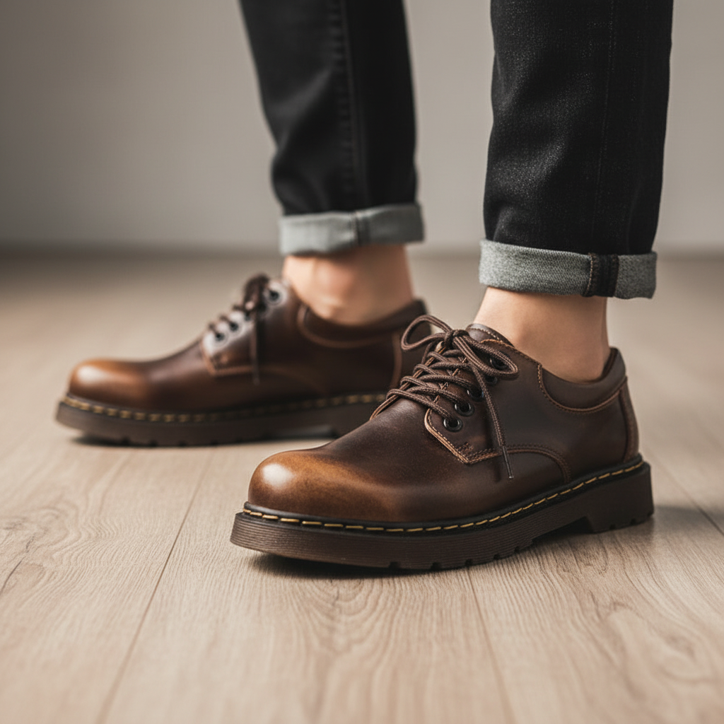Men's Shoes with a Sturdy Sole