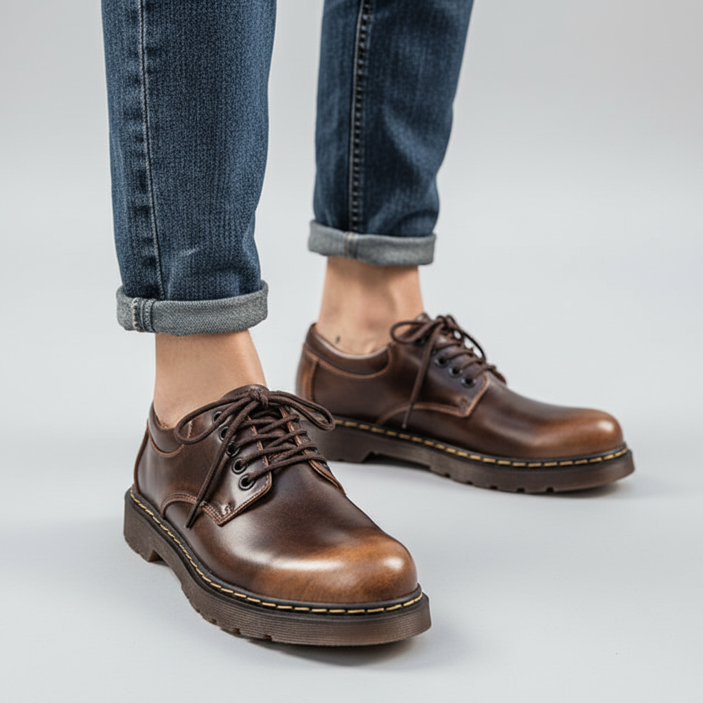 Men's Shoes with a Sturdy Sole