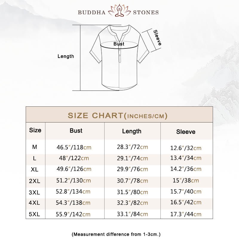 Men's Short Sleeve Henley Shirt
