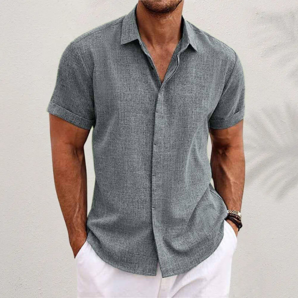 Men's Short Sleeve Shirt for Summer Comfort