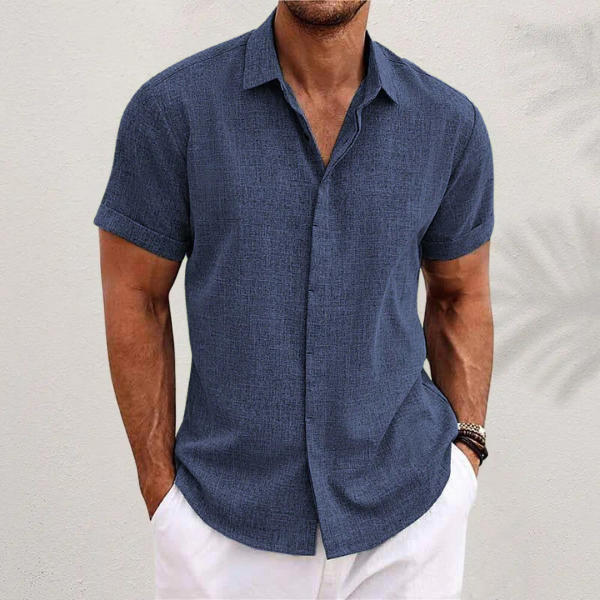 Men's Short Sleeve Shirt for Summer Comfort