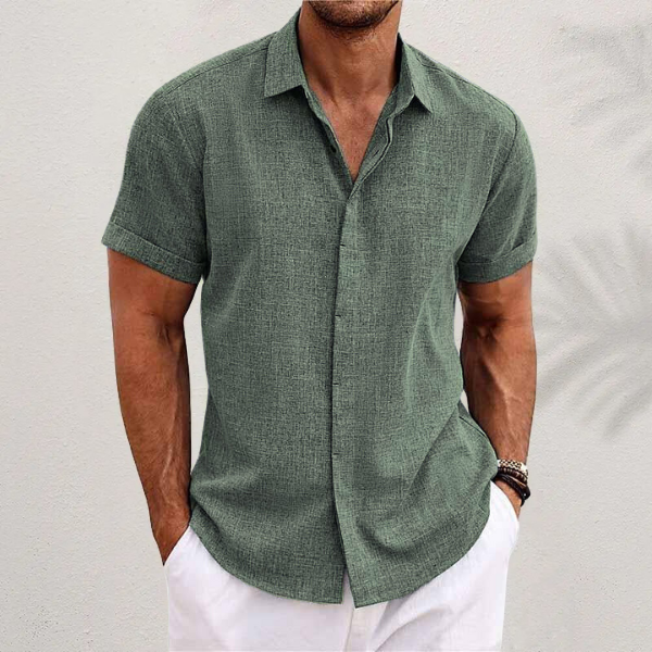 Men's Short Sleeve Shirt for Summer Comfort