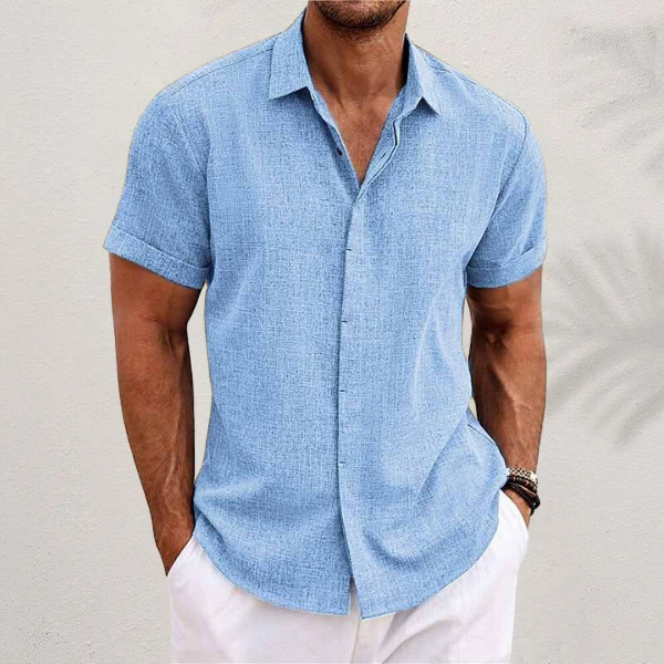 Men's Short Sleeve Shirt for Summer Comfort