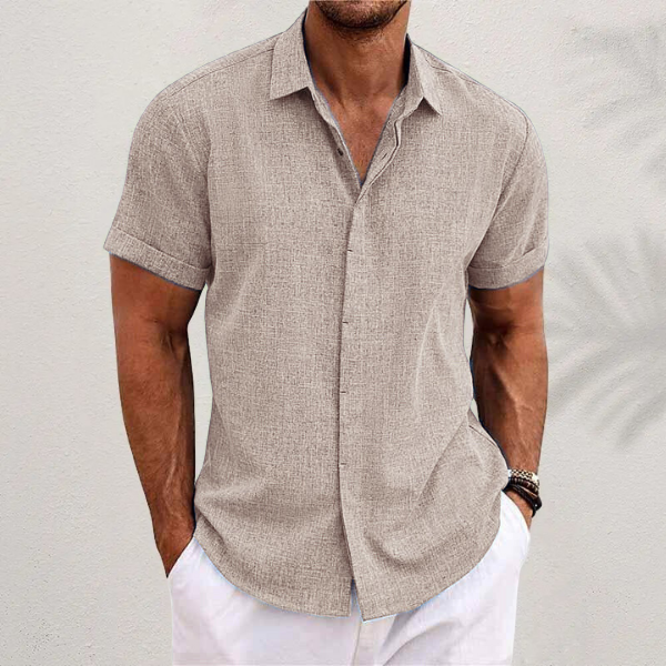 Men's Short Sleeve Shirt for Summer Comfort