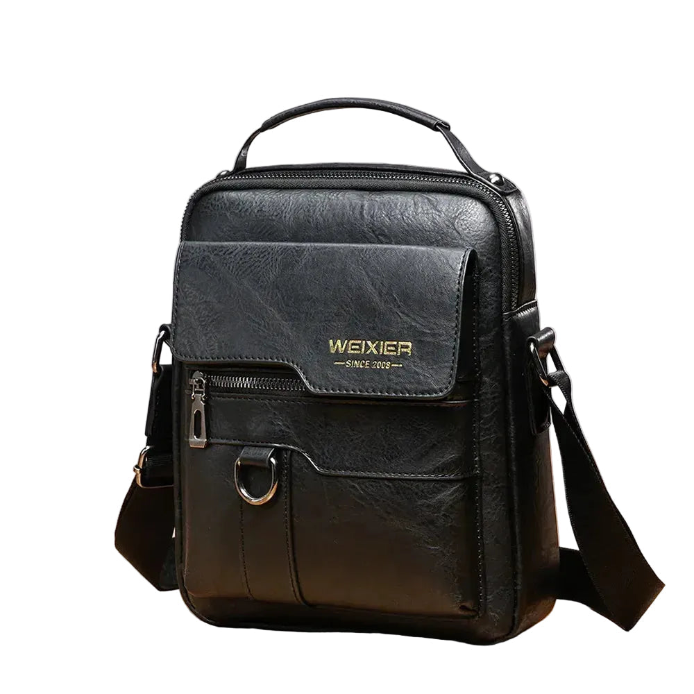 Men's Shoulder Bag - Minimalist Design with Spacious Interior