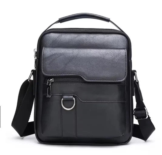Men's Shoulder Bag - Minimalist Design with Spacious Interior
