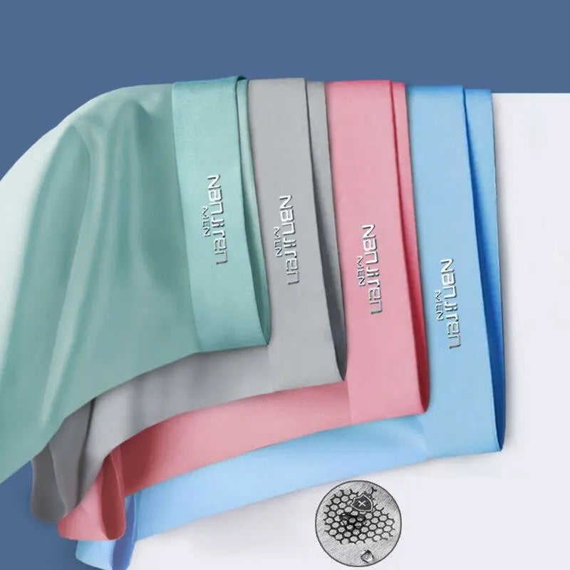 Men's Silky-Soft Boxer Briefs Set (4-Pack)