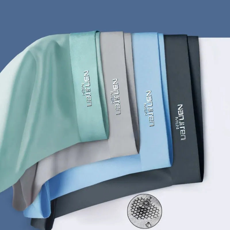 Men's Silky-Soft Boxer Briefs Set (4-Pack)