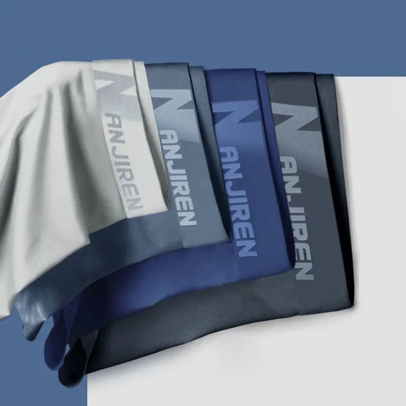 Men's Silky-Soft Boxer Briefs Set (4-Pack)