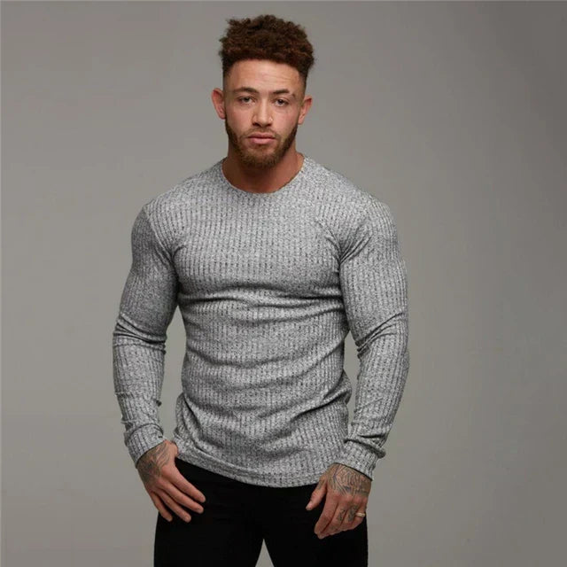Men's Slim-Fit Crewneck Sweater