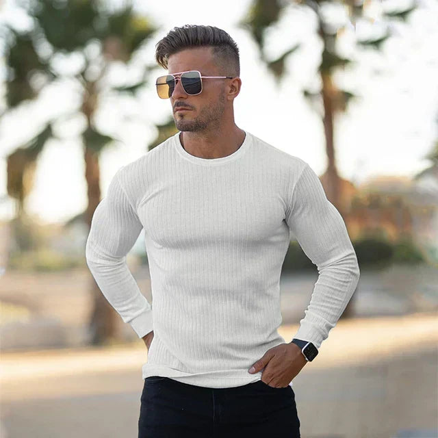 Men's Slim-Fit Crewneck Sweater