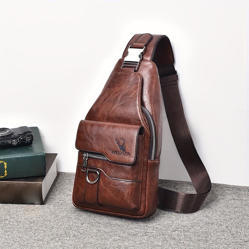 Men's Sling Bag | Wear-Resistant & Lightweight | Large Capacity