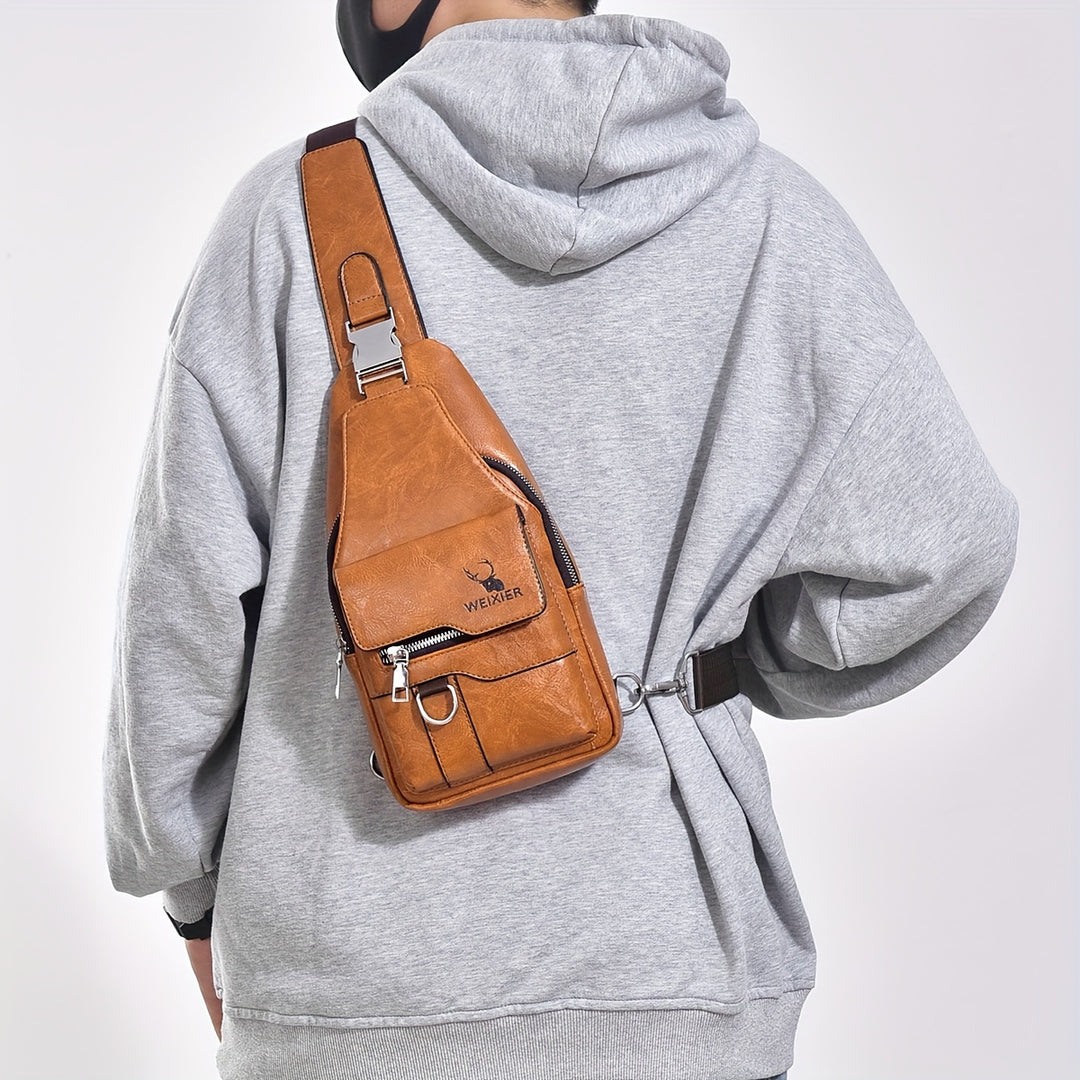 Men's Sling Bag | Wear-Resistant & Lightweight | Large Capacity