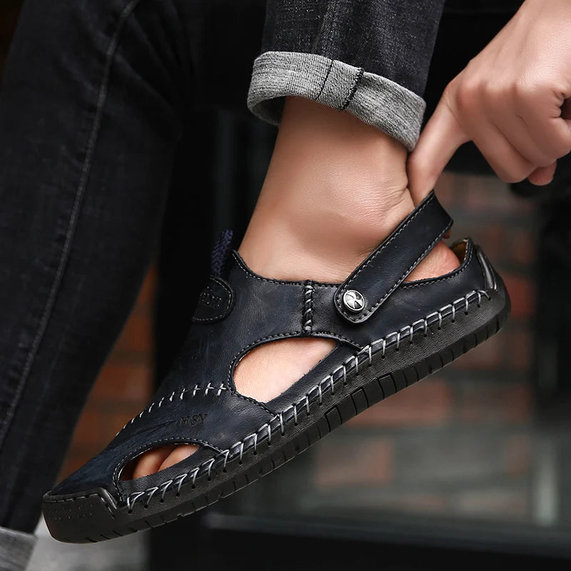 Men's Slip-On Sandals - Breathable Comfort for Daily Wear
