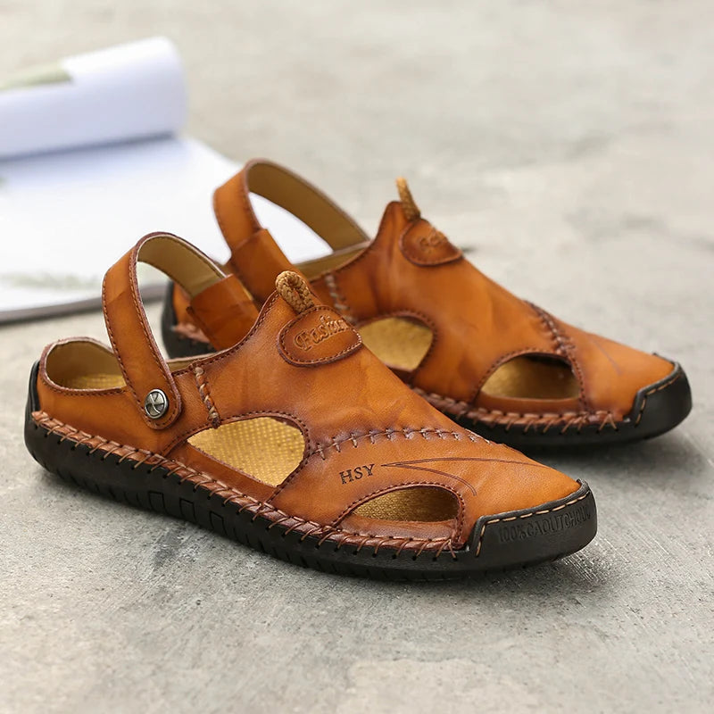 Men's Slip-On Sandals - Breathable Comfort for Daily Wear