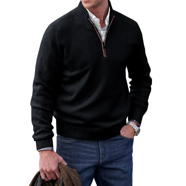 Men's Soft Half-Zip Sweater