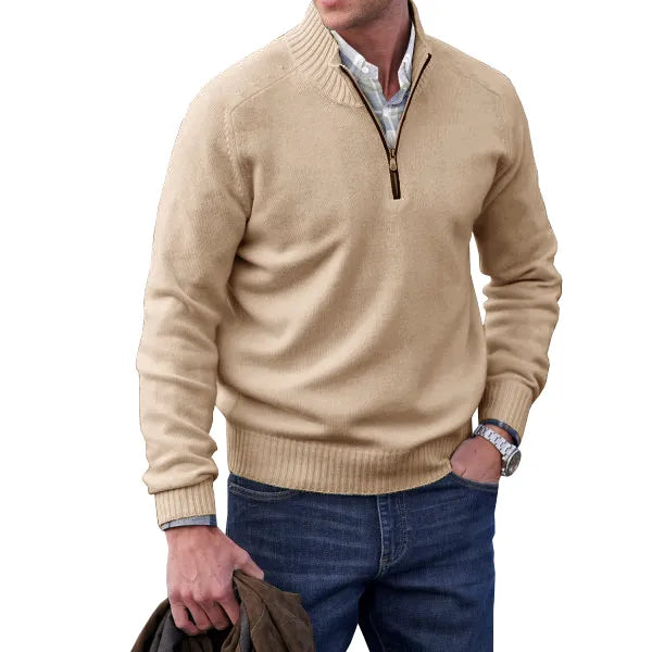 Men's Soft Half-Zip Sweater