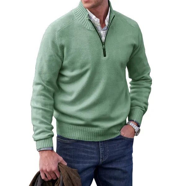 Men's Soft Half-Zip Sweater