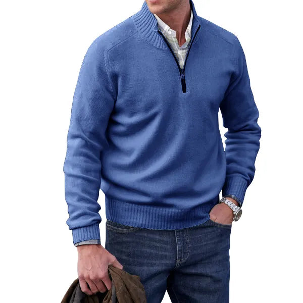 Men's Soft Half-Zip Sweater