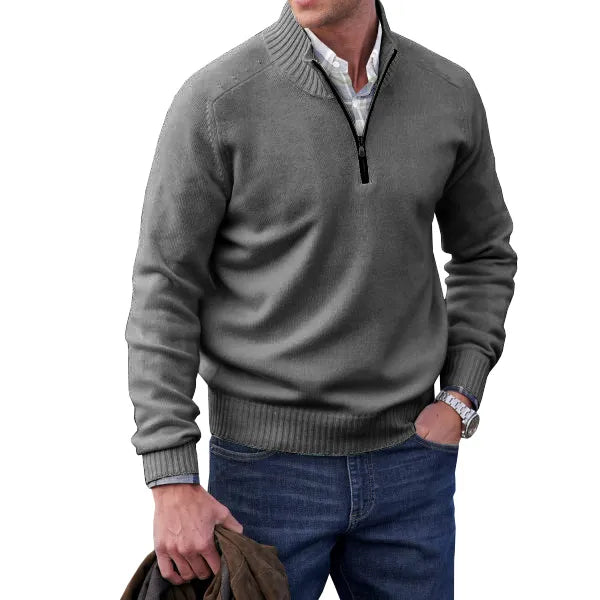 Men's Soft Half-Zip Sweater