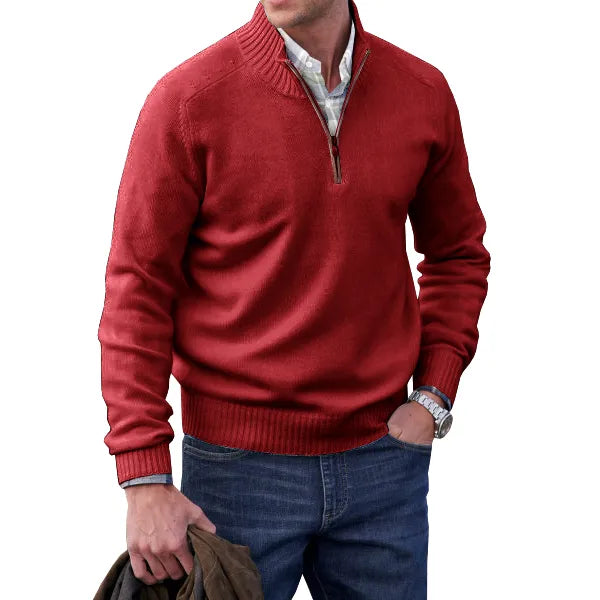 Men's Soft Half-Zip Sweater