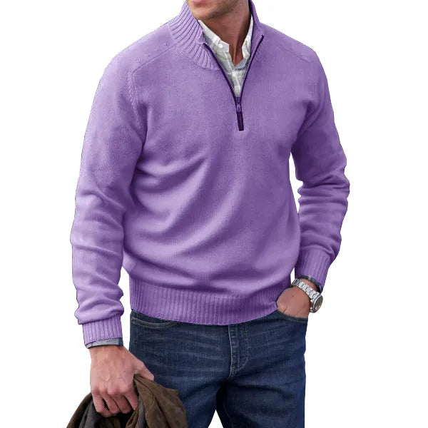 Men's Soft Half-Zip Sweater
