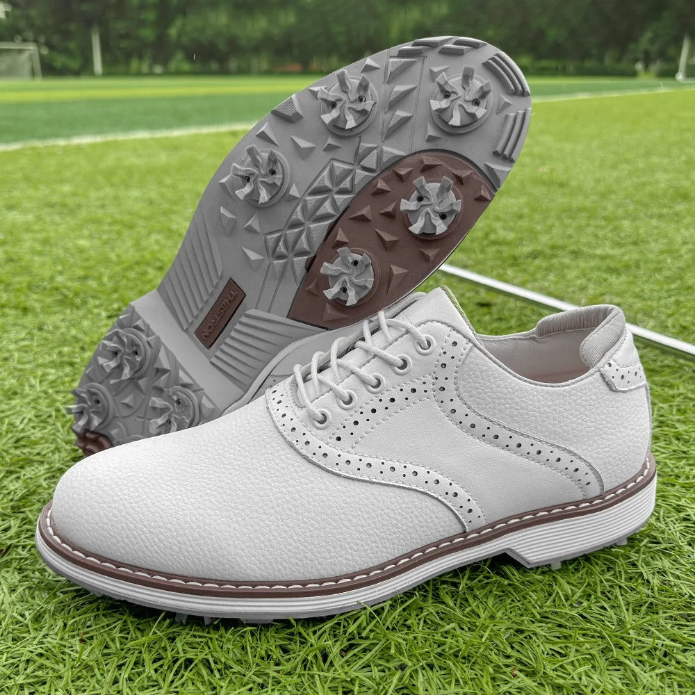 Men's Spiked Golf Brogues