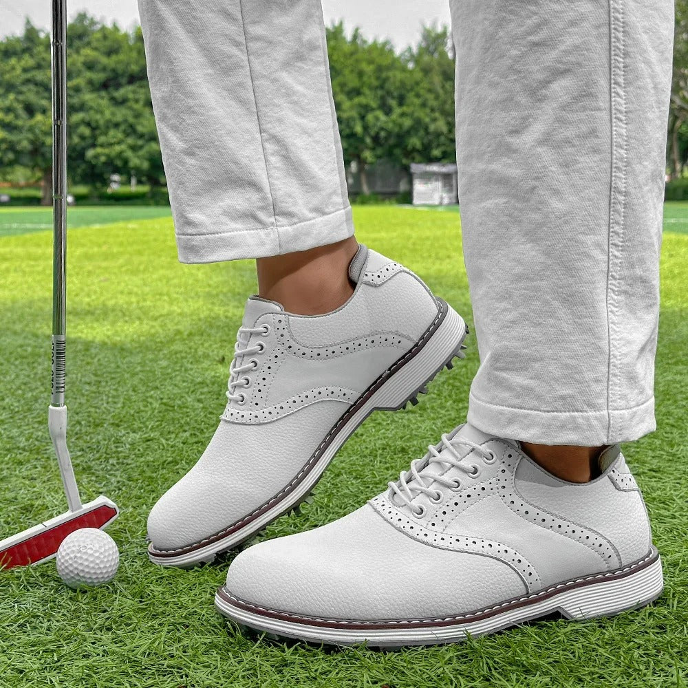 Men's Spiked Golf Brogues