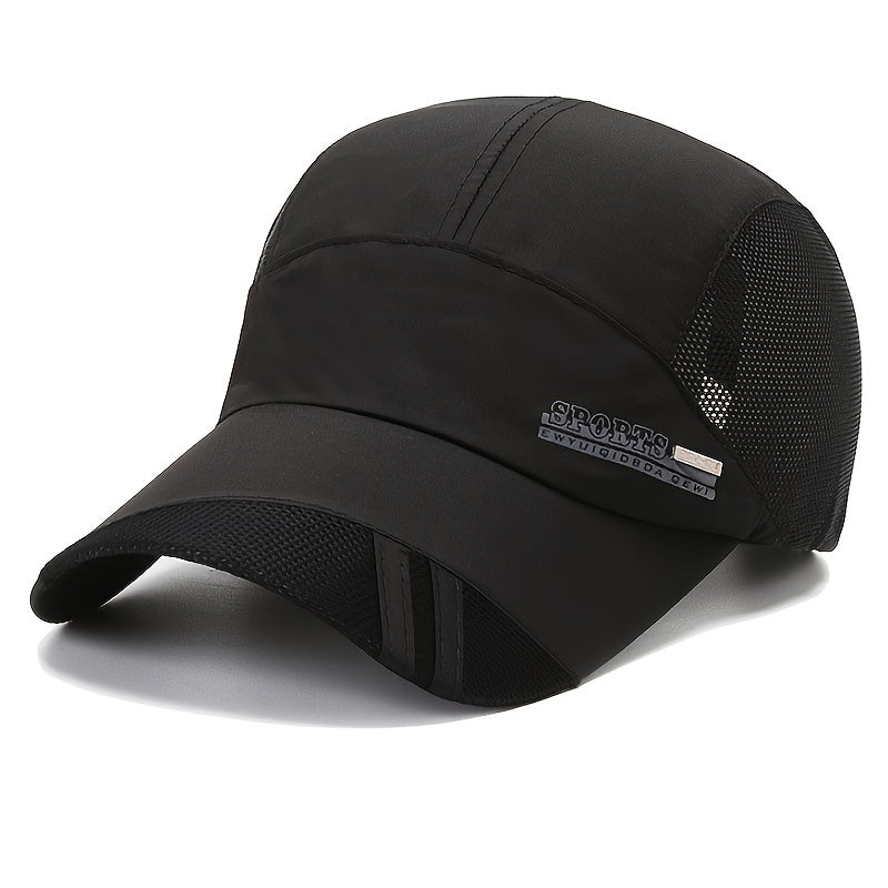 Men's Sports Cap - Adjustable Fit with UV Protection
