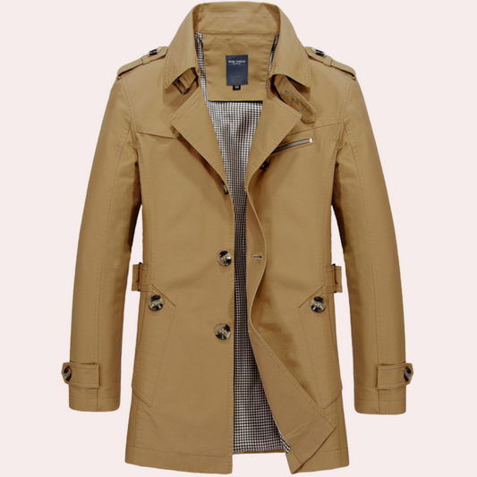 Men's Spring and Autumn Trench Coat