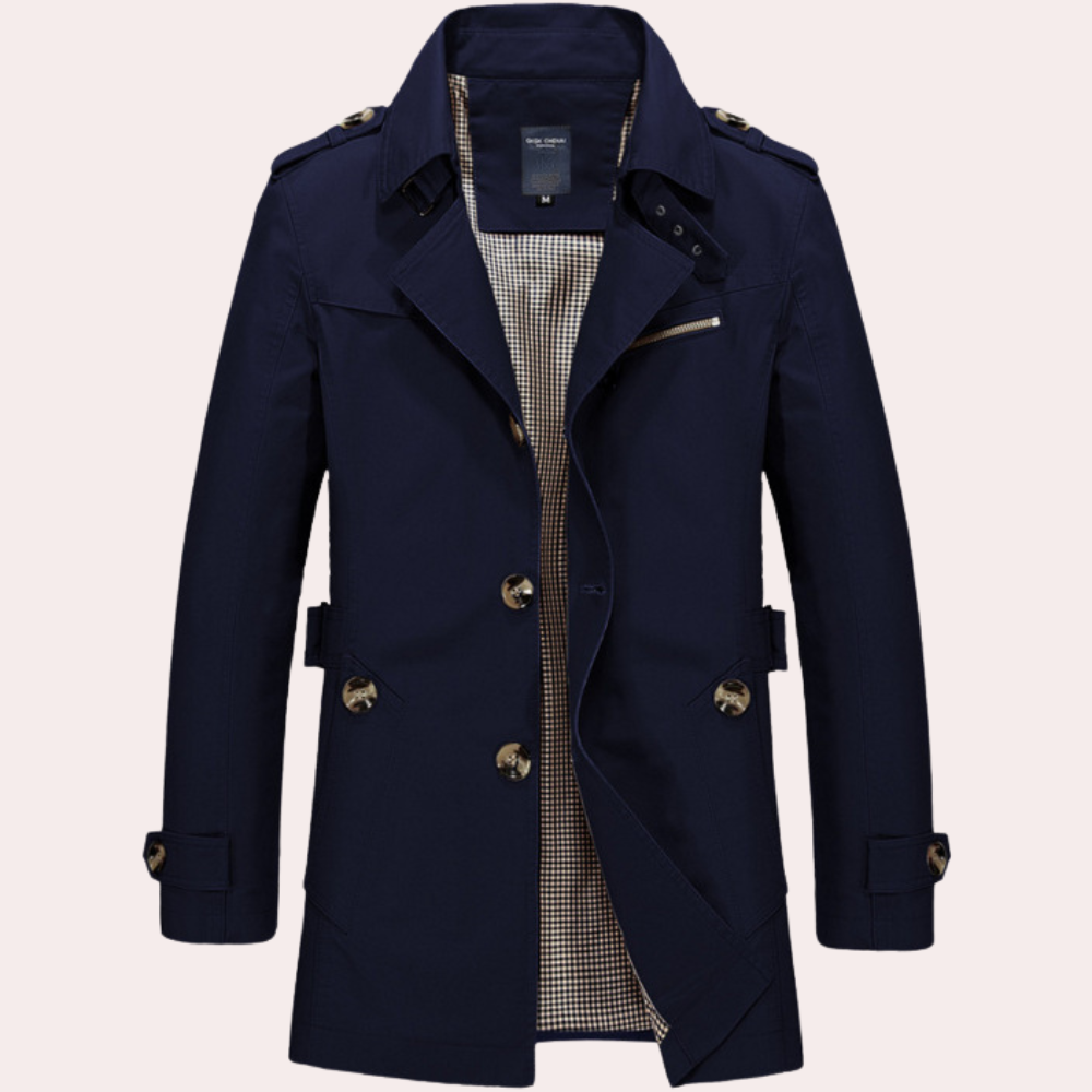 Men's Spring and Autumn Trench Coat