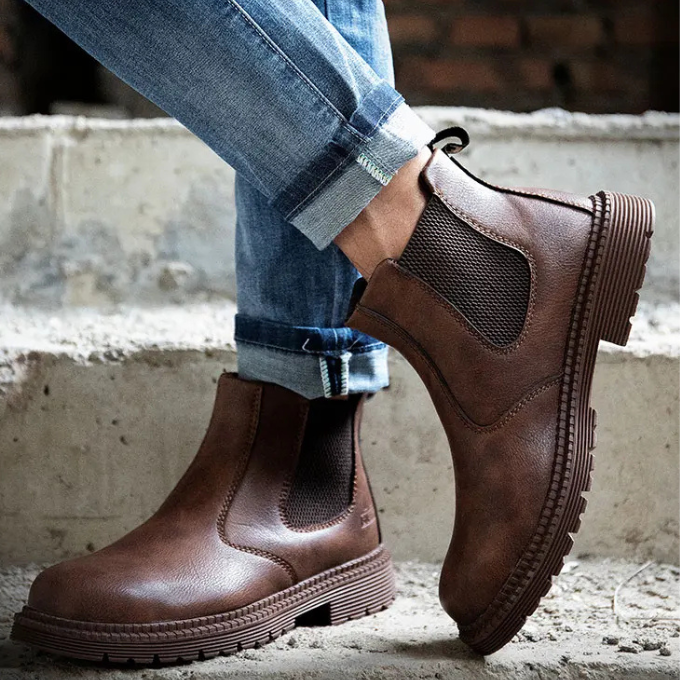Men's Steel Toe Chelsea Work Boots