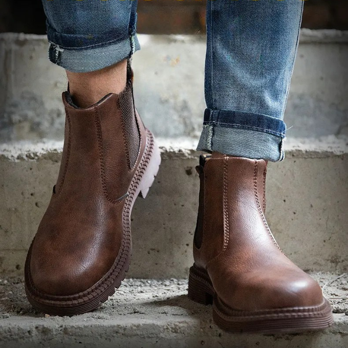 Men's Steel Toe Chelsea Work Boots