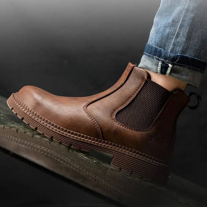 Men's Steel Toe Chelsea Work Boots