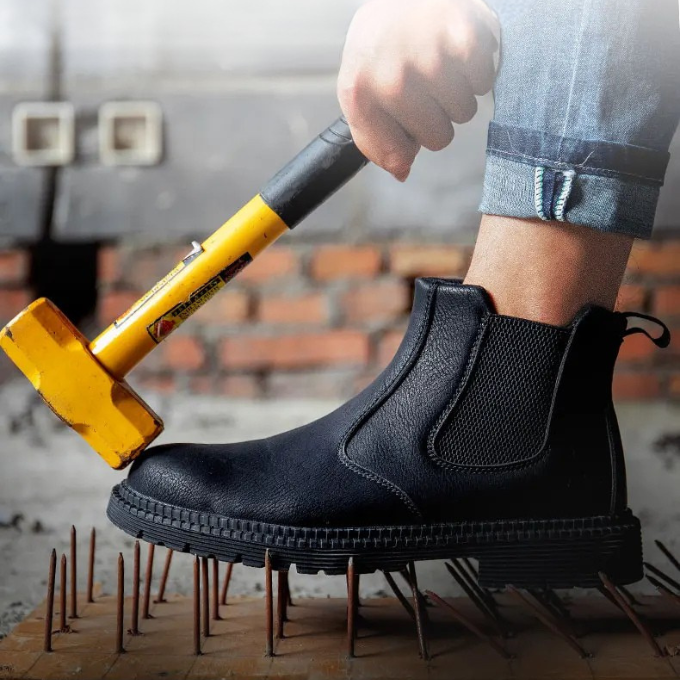 Men's Steel Toe Chelsea Work Boots