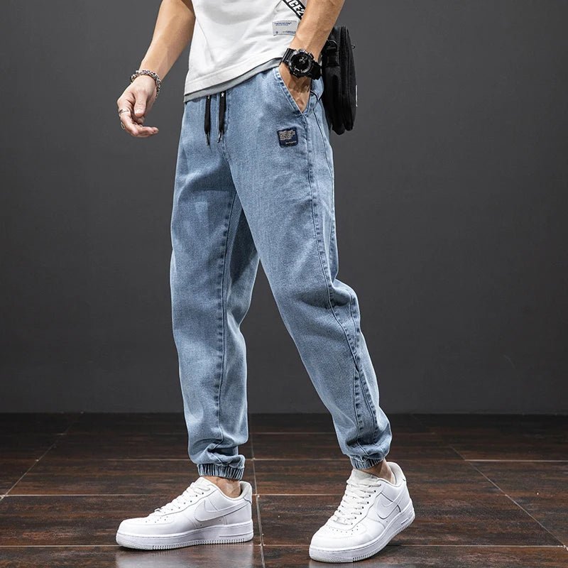 Men's Stretch Elastic Waist Jogger Jeans