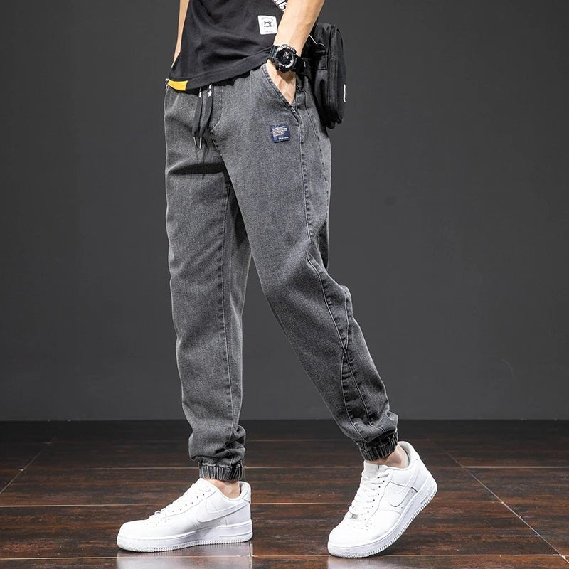 Men's Stretch Elastic Waist Jogger Jeans