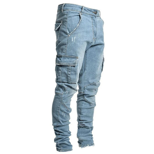 Men's Stretch Multi-Pocket Jeans