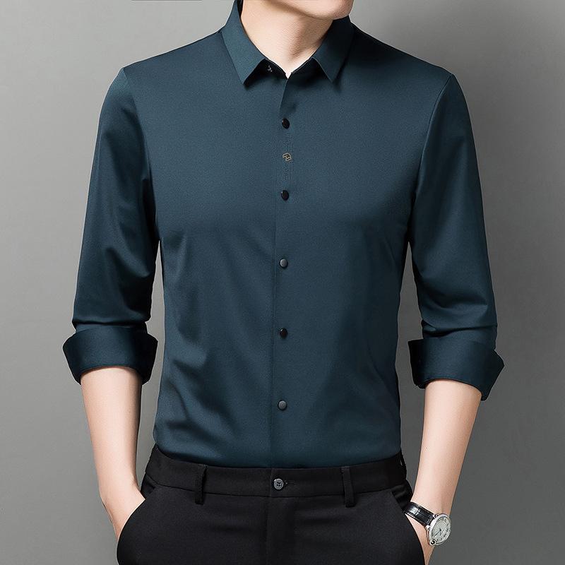Men's Stretch Non-Iron Wrinkle-Free Shirt