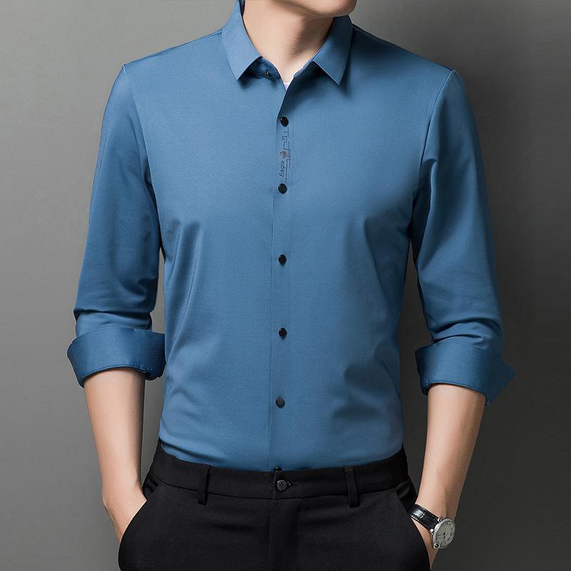 Men's Stretch Non-Iron Wrinkle-Free Shirt