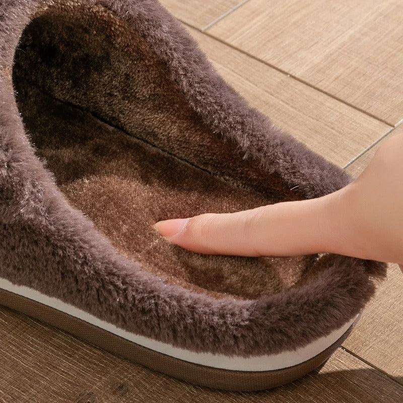 Men's Striped House Slippers
