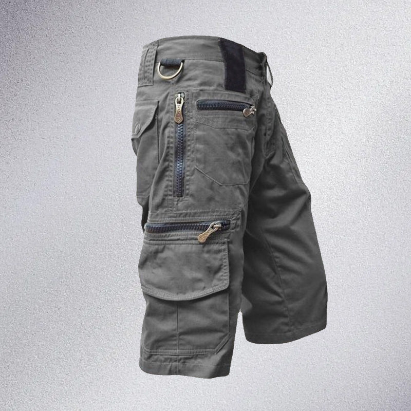 Men's Stylish Multi-Pocket Capri Cargo Shorts