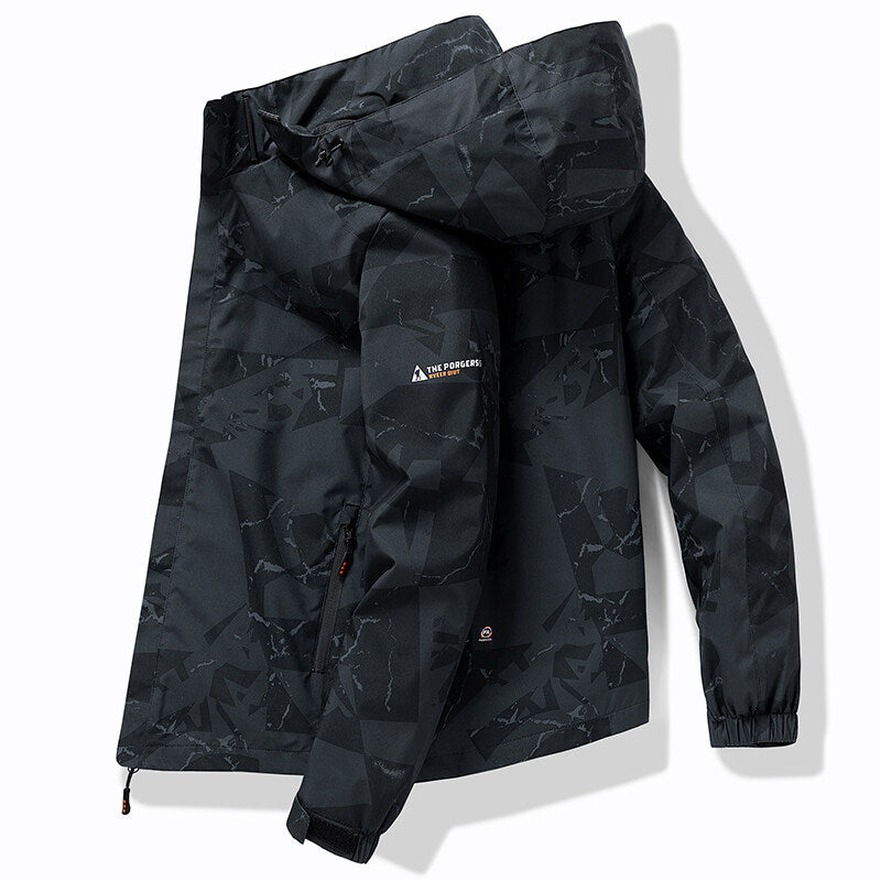 Men's Stylish Sporty Hooded Ski Jacket