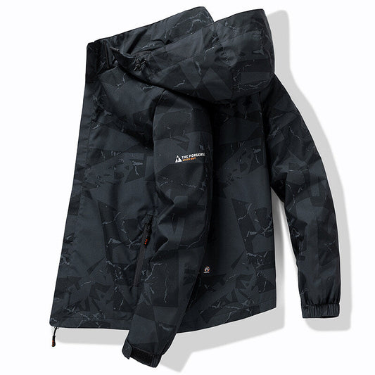 Men's Stylish Sporty Hooded Ski Jacket