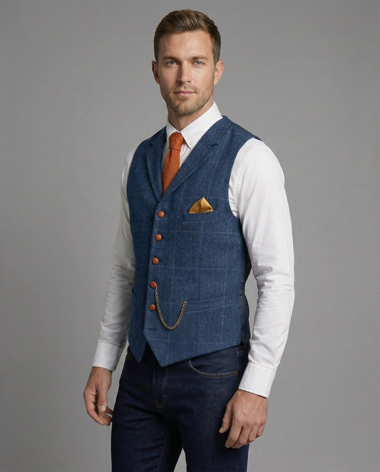 Men's Stylish Vintage Waistcoat